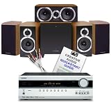 Onkyo TX-SR507 AV Receiver (Silver) + Wharfedale Diamond 10.1 HCP 5.1 speaker package (Cherry) + Creative Audio £165 cable bundle (see below for details) + 9 Page Creative Audio Quickstart Guide. 2 Year Guarantee