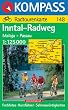 Kompass Karten, Inntal-Radweg, Maloja-Passau: Radtourenkarte