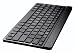 Perixx PERIBOARD-804, Wireless Bluetooth Keyboard - Up to 33 Ft Operating Range - Black - 10x5 Portable Size - Slim 1/4 Design - Compatible with iOS, Android, and Windows - Scissor Keys - Rechargeable Li-ion Battery - 128 Bit AES Encryption - Travel Bag