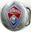 Colorado Rapids MLS Soccer Team Buckle