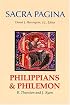 Philippians And Philemon (Sacra Pagina Series)