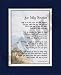 For My Brother Touching 8x10 Poem, Double-matted In Navy/White And Enhanced With Watercolor Graphics.