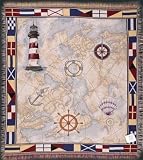 Nautical Novelties Mid Size Deluxe Tapestry Throw Blanket