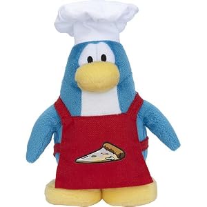 Disney Club Penguin Series 6 Limited Edition 6.5 inch Penguin Pizza Chef Jakks Pacific... by 