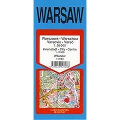 Warsaw Map (Cartographia City Map)