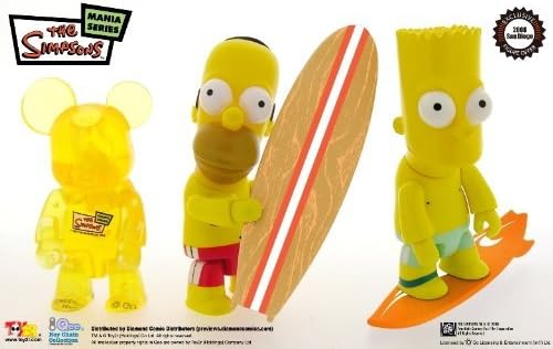 Simpsons Qee Figure Set SDCC Exclusive by Simpsons Mania Series