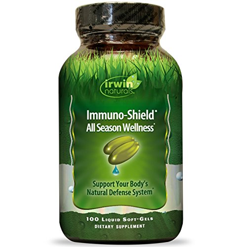 Irwin Naturals, Immuno-Shield, All Season Wellness, 100 Liquid Soft-Gels - 2pc