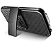 S6 Edge case, Kaptron (TM) Galaxy S6 Edge Hybrid Dual Layer Combo Armor Defender Protective Kickstand Holster case with Locking Belt Swivel Clip for Samsung Galaxy S6 Edge (Black)