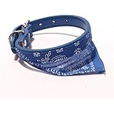Lovely Pet Dog Cat Small Bandana Scarf Neckerchief Blue