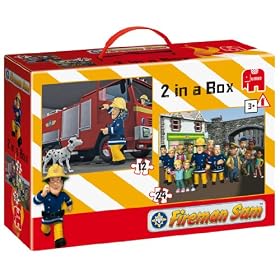 Fireman Sam 2-in-1 Puzzles (12 and 24 Pieces)