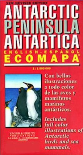 antarctic peninsula antartica ecomapa englishspanish edition