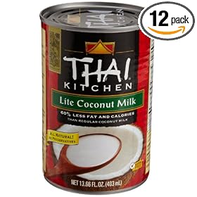 Thai Kitchen Pure Coconut Milk Lite, 13.66-Ounce Unit (Pack of 12)