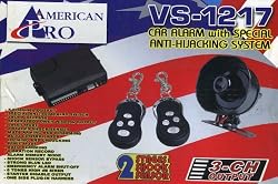 Car Alarm w/ Special Anti-Hijacking System