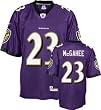 Willis McGahee Purple Reebok NFL Premier Baltimore Ravens Jersey
