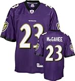 Willis McGahee Purple Reebok NFL Premier Baltimore Ravens Jersey - X-Large