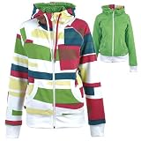 Volcom Transparent Stripe Reversible Full-Zip Hooded Sweatshirt - Women's