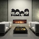 Beatles - Vinyl Wall Art Words Lettering Decal Decor