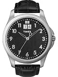 Timex Classic Leather Black Dial Men's Watch #T2N2479J