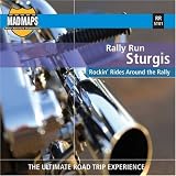 Rally Run:  Sturgis Laminated Map for Motorcyclists (Rally Run...)