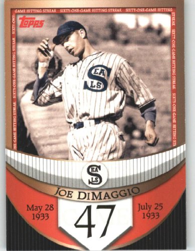 2007 Topps DiMaggio Streak Before the Streak #JDSF47 Joe DiMaggio - New York Yankees (Baseball Cards)