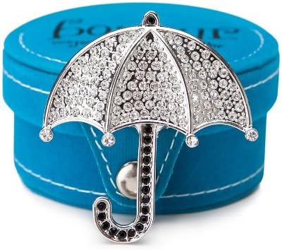 Bonjour Silver Magnetic Key Finder Umbrella