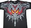 Dragon Sword T-Shirt by Liquid Blue 100% Cotton Teens & Adults Shirt
