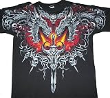 Dragon Sword T-Shirt by Liquid Blue 100% Cotton Teens & Adults Shirt