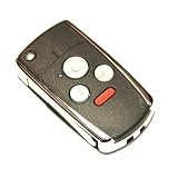 3 Buttons+panic Folding Remote Key Shell Case for Honda Accord CRV Civic Pilot 