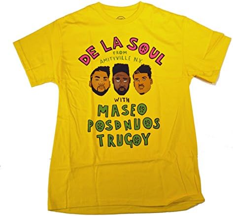 De La Soul Amityville NY Yellow Soft Fit T-Shirt