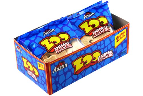 Austin Zoo Animal Crackers 6 Pack by Animal Cookies
