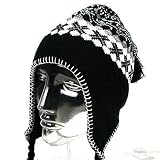 Knit Fleece Helmet-Black