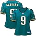 Reebok NFL Equipment Jacksonville Jaguars #9 David Garrard Teal Ladies Replica Football Jersey