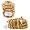 Orange Tabby Cat Animal Slippers for Women and Men Extra Large