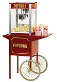 Paragon Small Popcorn Cart for 4-Ounce Poppers (Red)