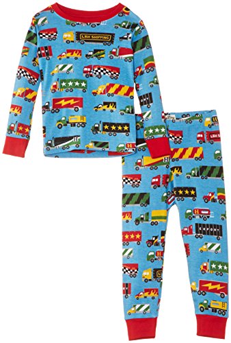 Hatley Little Boys' Pajama Set Big Rig Trucks