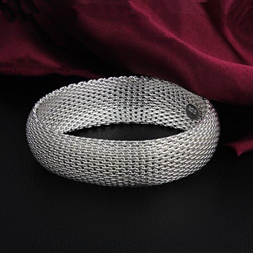 New 925 silver plated popular Korean style bracelet party wedding birthday gift (gift wrap)