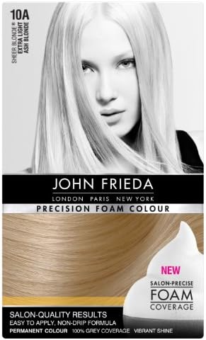 John Frieda Precision Foam Colour Sheer Blonde 10A Extra Light Ash Blonde