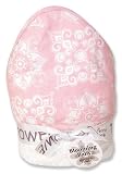 Trend Lab Versailles Pink and White Hooded Towel
