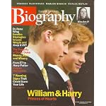Biography Magazine November 2001 Princes William & Harry, Dr. Rena Wing, Doris Duke, Frances McDormand book cover