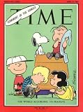 The World According to Peanuts, Charles Schulz / TIME Cover: April 9, 1965, Art Print by TIME Magazine