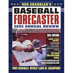 Baseball Forecaster 2002 Annual Review