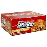 Met-Rx Big 100 Meal Replacement Bar, Peanut Butter Cookie Dough, 3.52-Ounce Bars (Pack of 12)