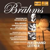 Brahms: Variations for Orchestra, Op. 56; Mozart: Concerto for Piano and Orchestra No. 23; Wolf-Ferrari: The Jewels o
