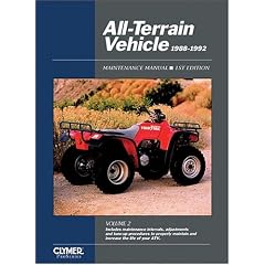 All-Terrain Vehicle: 1988-1992 : Maintenance Manual