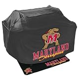 Mr. Bar B Q NCAA Grill Cover and Grill Mat Set, University of Maryland Terrapins