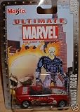 Ultimate Marvel 1:64 Scale Ghost Rider Red Dodge Concept Die Cast Car MaistoIMAGE