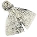 MIR Women's Winter Branches Gauze Scarf