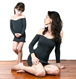 Brown KD Dance Tunic Sweater Dress For Mom Stretch Knit Great With Boots Heels Or Leggings Fashion Versatile Elegant  Healthy Modest Sophisticated  Made In USA Medium