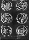 Buy 12 DAYS OF CHRISTMAS 7-12 Christmas Candy Mold Chocolate by CybrTrayd FDA Approved
