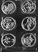 12 DAYS OF CHRISTMAS 7-12 Christmas Candy Mold Chocolate